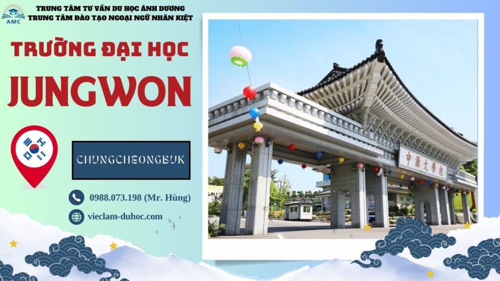 ĐẠI HỌC JUNGWON 174 Đại học Jungwon - Du học Ánh Dương