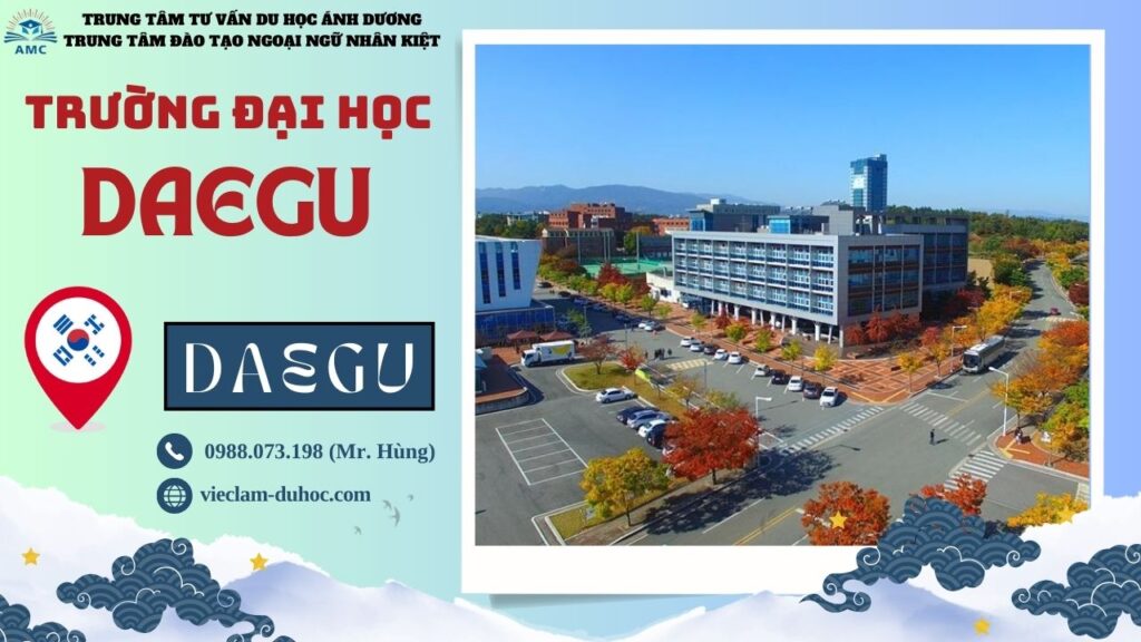 ĐẠI HỌC DAEGU 153 Đại học Daegu - Du học Ánh Dương
