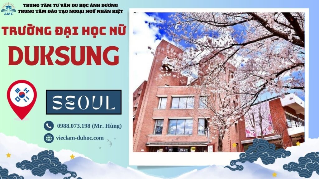 ĐẠI HỌC NỮ DUKSUNG 80 Đại học nữ Duksung - Du học Ánh Dương