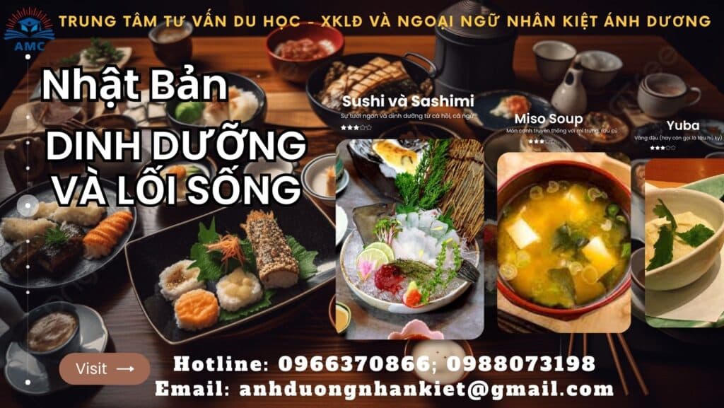 Dinh dưỡng và Lối sống cho sinh viên du học Nhật Bản