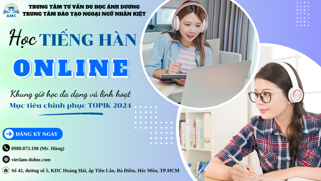 KHÓA HỌC TIẾNG HÀN ONLINE THÁNG 6/2024 6 HỌC TIẾNG HÀN ONLINE