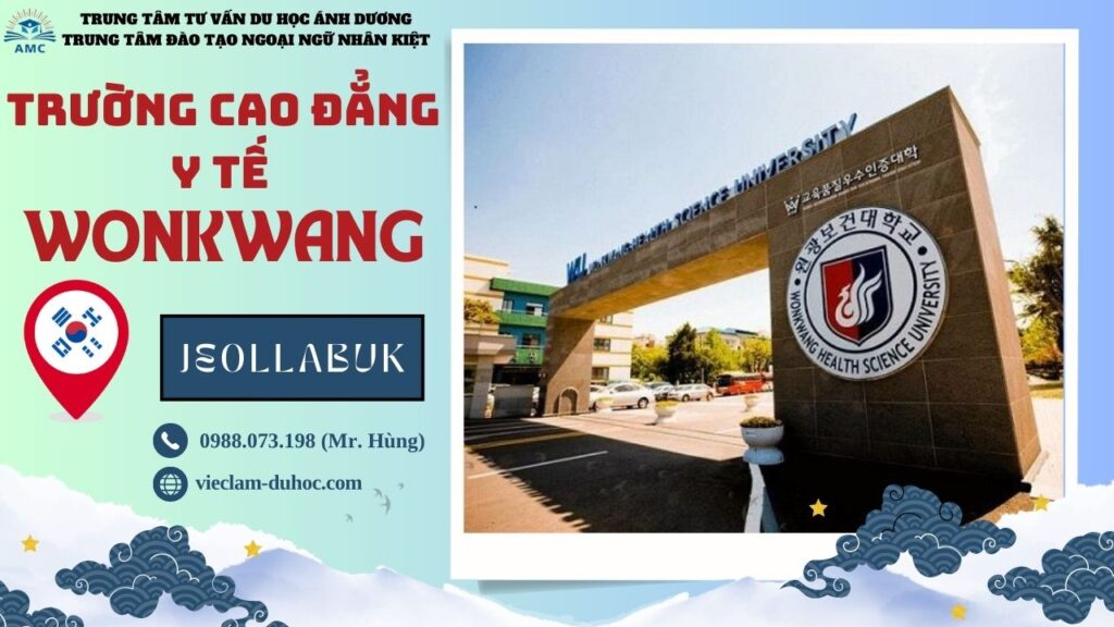 CAO ĐẲNG Y TẾ WONKWANG 250 Cao đẳng Khoa học Y tế Wonkwang - Du học Ánh Dương