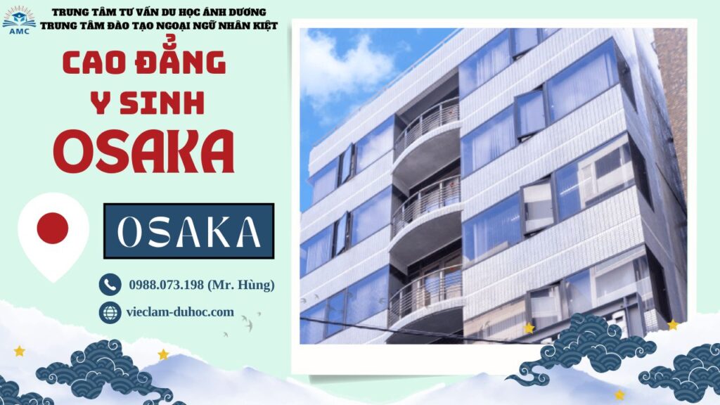 TRƯỜNG CAO ĐẲNG Y SINH OSAKA 32 Trường Cao đẳng Y sinh Osaka - Du học Ánh Dương