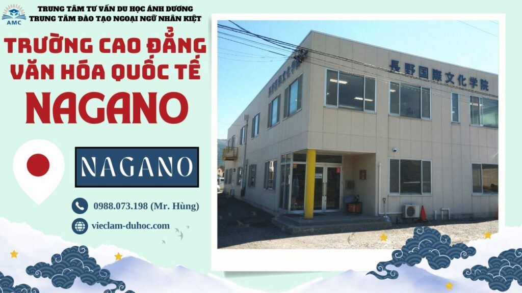 TRƯỜNG CAO ĐẲNG VĂN HÓA QUỐC TẾ NAGANO 92 Trường Cao đẳng văn hóa quốc tế Nagano - Du học Ánh Dương