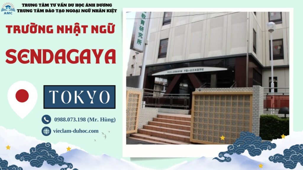TRƯỜNG NHẬT NGỮ SENDAGAYA 6 Trường Nhật ngữ Sendagaya - Du học Ánh Dương