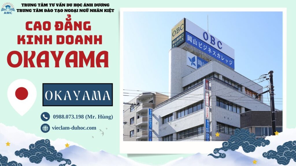 TRƯỜNG CAO ĐẲNG KINH DOANH OKAYAMA 86 Trường cao đẳng kinh doanh Okayama - Du học Ánh Dương